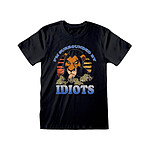Le Roi lion - T-Shirt Surrounded By Idiots - Taille M