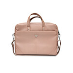 Guess Sacoche pour Ordinateur Portable 16'' Modèle Saffiano Rose