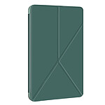 Avizar Étui pour Samsung Galaxy Tab S9 Clapet Origami Support Différents Angles  Vert Foncé