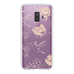 LaCoqueFrançaise Coque Samsung Galaxy S9 Plus 360 intégrale transparente Motif Fleurs Blanches Tendance