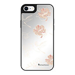 LaCoqueFrançaise Coque iPhone 7/8/ iPhone SE 2020/ 2022 miroir Fleurs Blanches Design