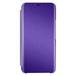 Avizar Étui Clear View pour Samsung Galaxy S22 avec Clapet Miroir Support Vidéo  violet