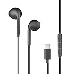 Écouteurs filaires BigBen USB-C Kit Main Libre 1,2m Noir
