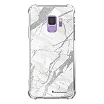 LaCoqueFrançaise Coque Samsung Galaxy S9 anti-choc souple angles renforcés transparente Motif Marbre gris