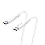Dudao Câble USB-C vers USB-C Universel Power Delivery 100W Intensité 6A  Blanc