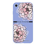 LaCoqueFrançaise Coque iPhone 7/8/ iPhone SE 2020 Silicone Liquide Douce lilas Rose Pivoine