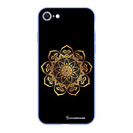 LaCoqueFrançaise Coque iPhone 7/8/ iPhone SE 2020 Silicone Liquide Douce lilas Mandala Or