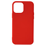 Avizar Coque iPhone 13 Pro Max Silicone Semi-rigide Finition Soft-touch rouge