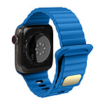 Avizar Bracelet pour Apple 49mm / 45mm / 44mm / 42mm Silicone Souple et Doux bleu clair