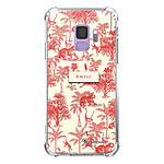 LaCoqueFrançaise Coque Samsung Galaxy S9 Silicone antichocs Solides coins renforcés  transparente Motif Botanic Amour