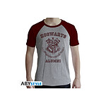 Harry Potter - T-shirt Alumni homme MC gris & rouge - premium - Taille M