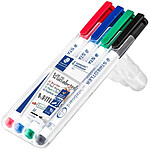 STAEDTLER Marqueur pour tableau blanc Lumocolor 301 étui de 4