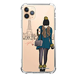 LaCoqueFrançaise Coque iPhone 11 Pro anti-choc souple angles renforcés transparente Motif Working girl