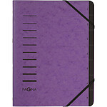 PAGNA Trieur 'Sorting File' 7 compartiments Aubergine