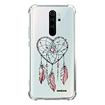 Evetane Coque Xiaomi Redmi Note 8 Pro anti-choc souple angles renforcés transparente Motif Attrape coeur