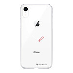 LaCoqueFrançaise Coque iPhone Xr silicone transparente Motif Coeur Blanc Amour ultra resistant