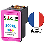 COMETE - HP 302XL - 1 cartouche compatible HP 302XL - Couleur - Marque française