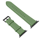 Avizar Bracelet pour Apple Watch 41mm / 40mm et 38 mm Finition Texturé  Vert Clair