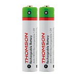 Thomson-Pack 2x piles rechargeables HR03 AAA 900 mAh - Thomson