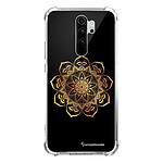 LaCoqueFrançaise Coque Xiaomi Redmi Note 8 Pro anti-choc souple angles renforcés transparente Motif Mandala Or