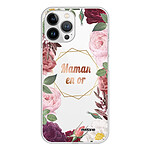 Evetane Coque iPhone 13 Pro Max souple transparente Motif Coeur Maman D'amour