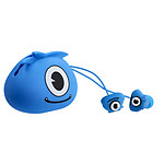 Avizar Écouteurs Filaires Jack 3.5mm avec étui Personnalisé The Jellie Monsters Monster bleu