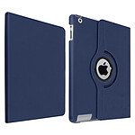 Avizar Étui pour iPad 2 / 3 / 4 Fonction Support Rotatif 360° Bleu Nuit