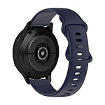 Avizar Bracelet pour Samsung Galaxy Watch Active 2 40mm Silicone Lisse Bleu Nuit