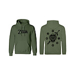 The Legend of Zelda - Sweat à capuche Logo And Shield - Taille XL