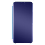 Avizar Étui Clear View pour Samsung Galaxy S22 avec Clapet Miroir Support Vidéo  bleu