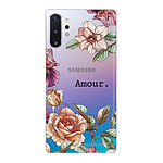 LaCoqueFrançaise Coque Samsung Galaxy Note 10 Plus 360 intégrale transparente Motif Amour en fleurs Tendance