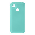 Avizar Coque pour Xiaomi Redmi 10A Silicone Semi-rigide Finition Soft-touch Fine  Turquoise