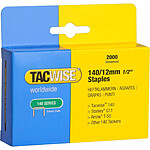 TACWISE Boîte de 2000 agrafes galvanisées de type 140-12 mm