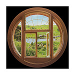 Le Hobbit - Sticker en vinyle géant repositionnable Hobbit Window