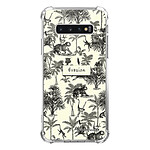 LaCoqueFrançaise Coque Samsung Galaxy S10 Silicone antichocs Solides coins renforcés  transparente Motif Botanic Evasion