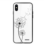 Evetane Coque iPhone X/Xs Coque Soft Touch Glossy Pissenlit Design