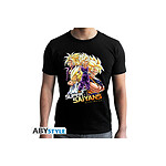 Dragon Ball - T-shirt Saiyans homme MC black - Taille XS