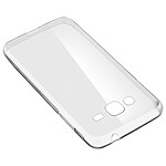 Avizar Coque Silicone Gel + Film Verre Trempé Samsung Galaxy J3 Transparent