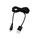Muvit Câble Micro-USB vers USB-A 2.1A Spring Cable Charge et Synchronisation 3m Noir