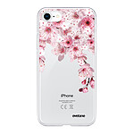 Evetane Coque iPhone 7/8/ iPhone SE 2020/ 2022 silicone transparente Motif Cerisier ultra resistant