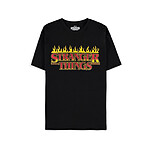 Stranger Things - T-Shirt Fire Logo Stranger Things - Taille M