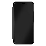 Avizar Étui Clear View pour Samsung Galaxy S22 Plus avec Clapet Miroir Support Vidéo  noir