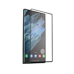 Muvit Protection d'écran pour Samsung Galaxy S22 Ultra Anti-rayures Noir transparent