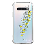 LaCoqueFrançaise Coque Samsung Galaxy S10 Silicone antichocs Solides coins renforcés  transparente Motif Fleurs Cerisiers