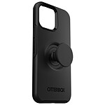 OtterBox Coque pour iPhone 13 avec Poignée PopGrip Otter+ Pop Symmetry Noir