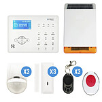 Iprotect Evolution - Kit Alarme GSM 15 et sirène solaire extérieure