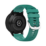 Avizar Bracelet pour Samsung Galaxy Watch Active 2 40mm Silicone Texturé Vert Foncé
