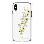 LaCoqueFrançaise Coque iPhone X/Xs Coque Soft Touch Glossy Fleurs Cerisiers Design