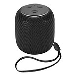 Avizar Mini Enceinte Bluetooth Radio FM et Slot Micro-SD Portable avec Dragonne  noir