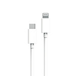 Myway Câble Lightning vers USB-C Charge 60W et Synchronisation 1m Blanc